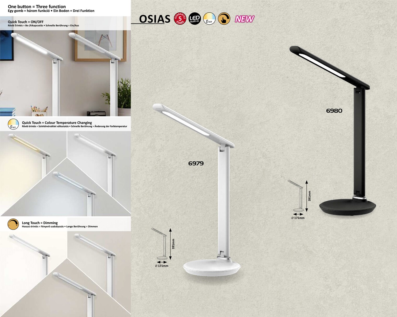 Rabalux Osias Stone lampe 6980 - Слика 2