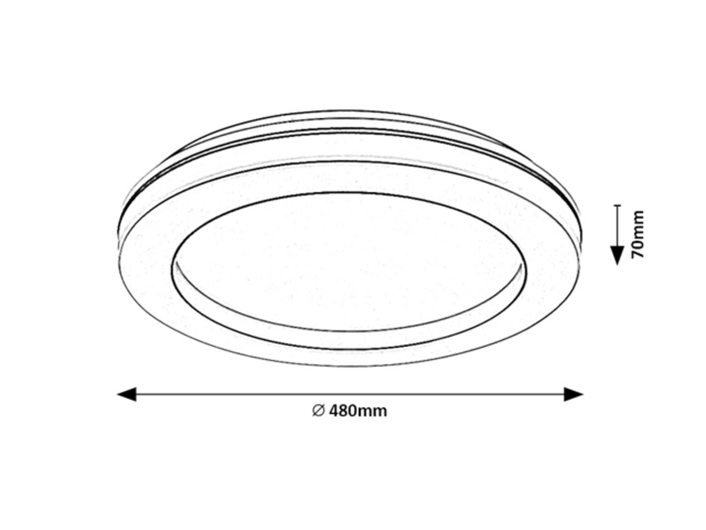Rabalux Cooperius Plafonjere 71003 - Слика 11