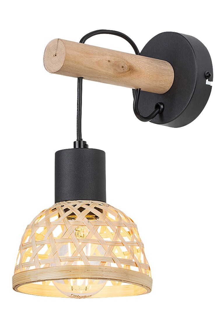 Rabalux Rattan Zidne lampe 71025