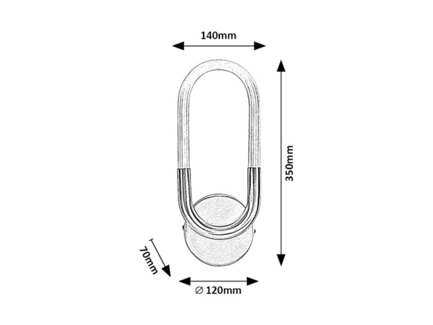 Rabalux Irelia Zidne lampe 71138 - Слика 9