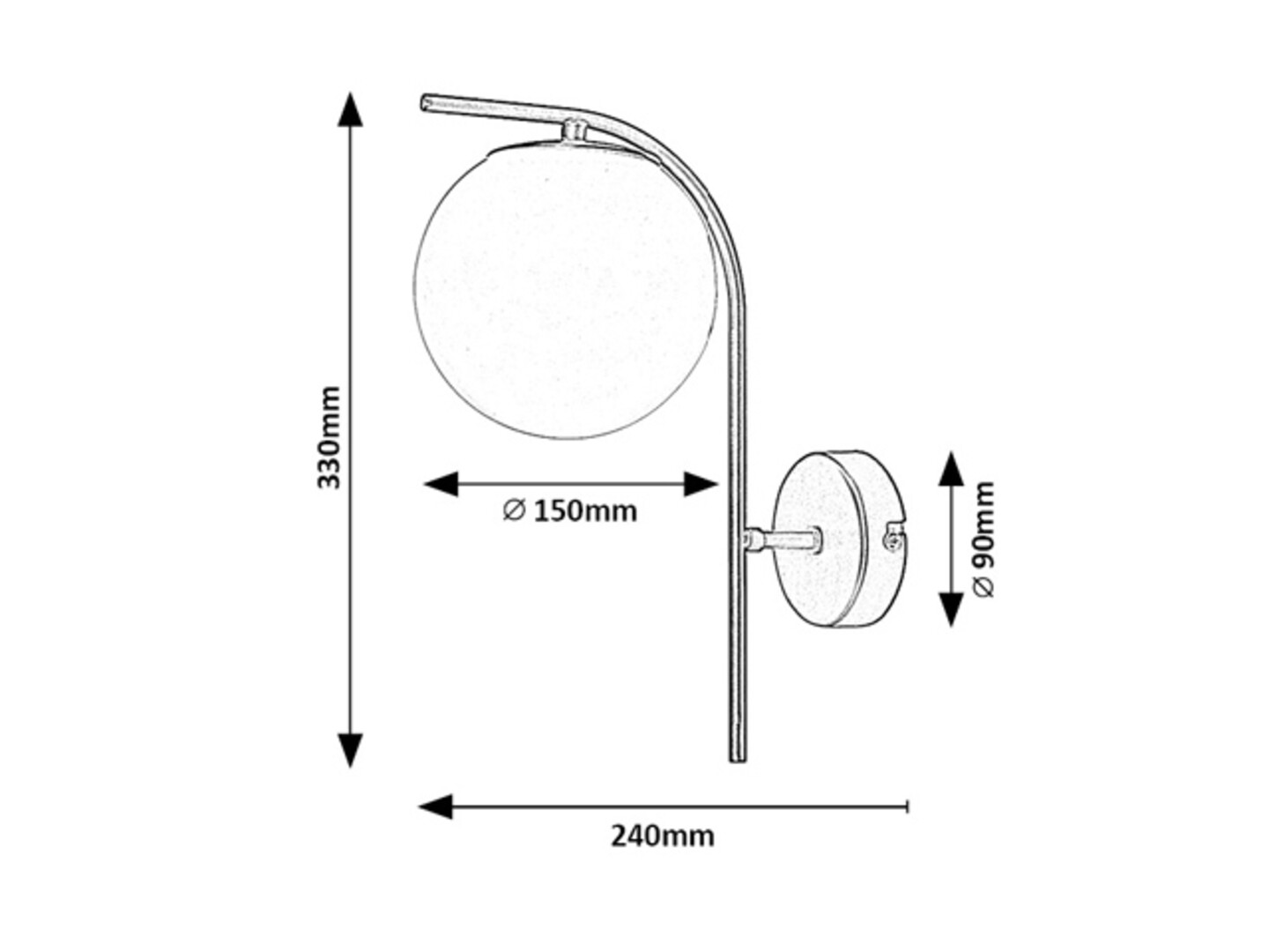 Rabalux Ghita Zidne lampe 71139 - Слика 6