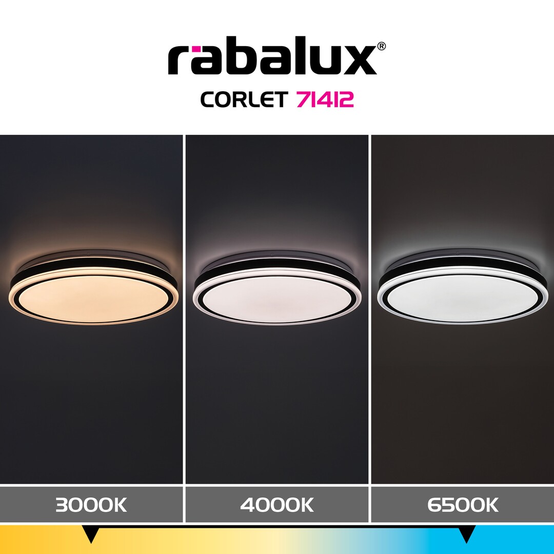 Rabalux Corlet Plafonjere 71412 - Слика 9