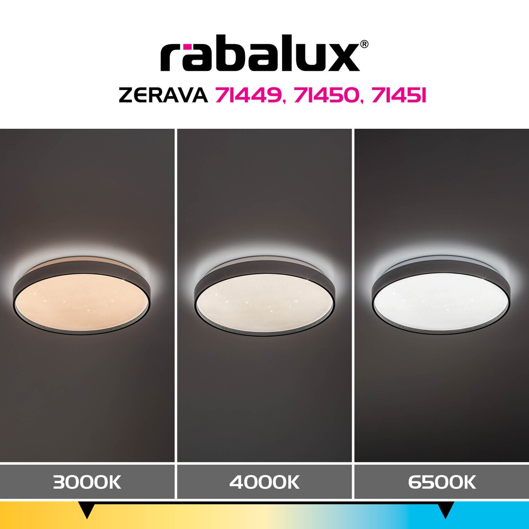 Rabalux Zerava Plafonjere 71451 - Слика 10