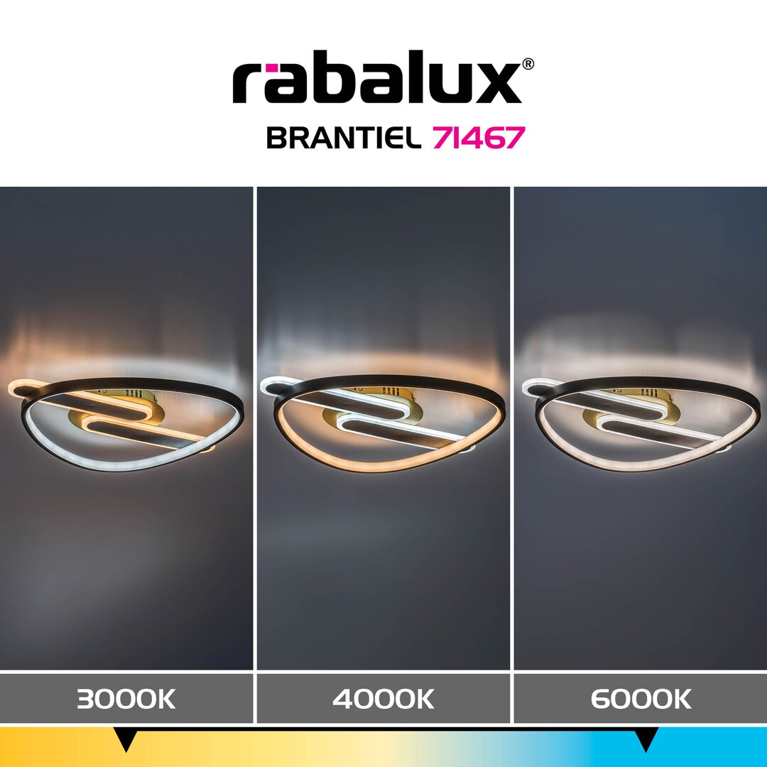 Rabalux Brantiel Plafonjere 71467 - Слика 9