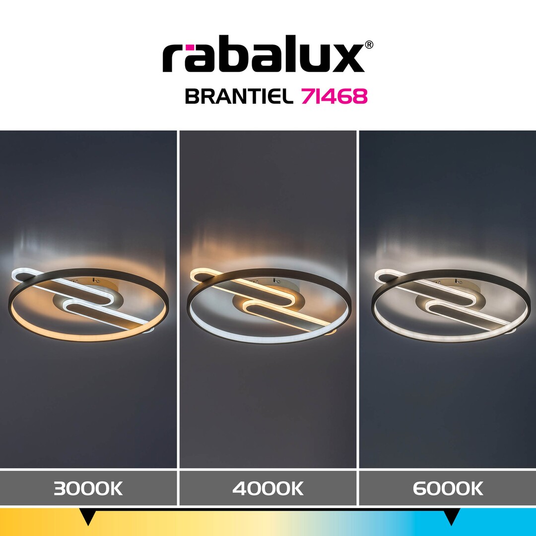 Rabalux Brantiel Plafonjere 71468 - Слика 9