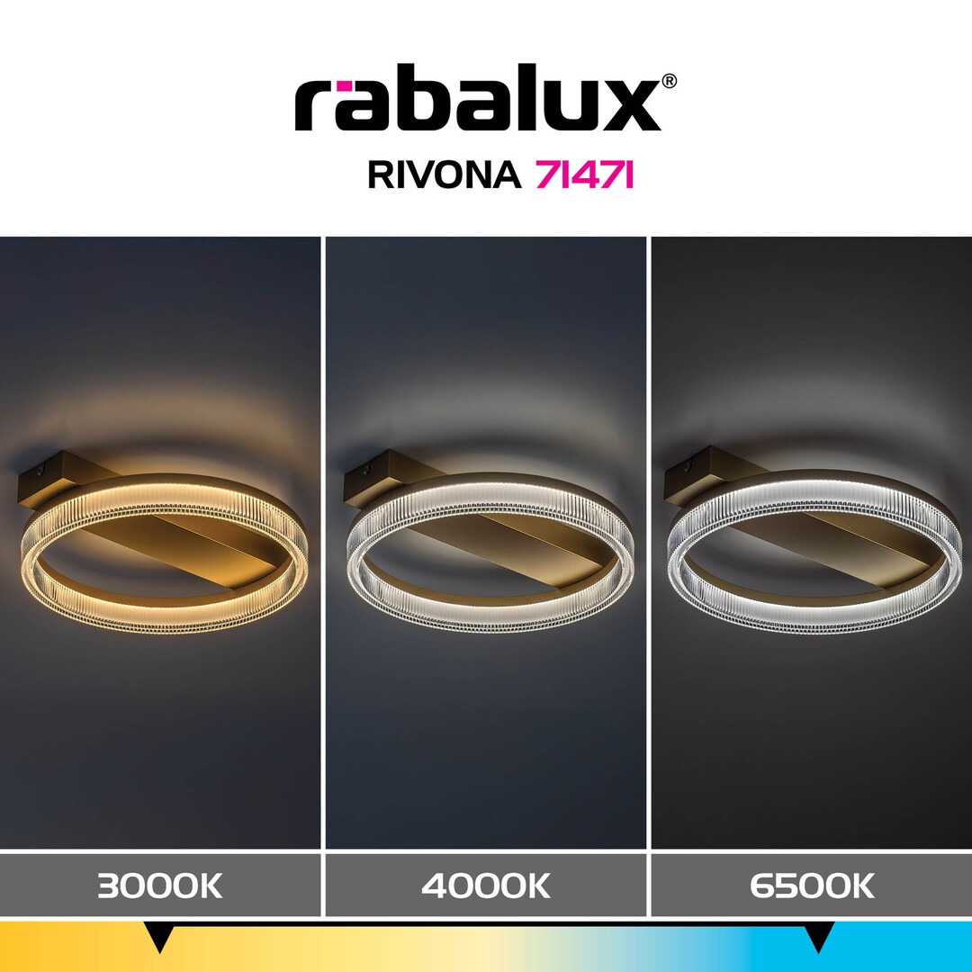 Rabalux Rivona Plafonjere 71471 - Слика 10