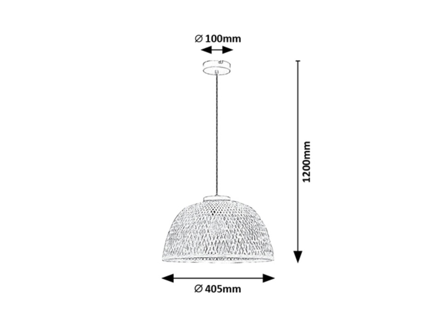 Rabalux Rattan Visilice 72025 - Слика 8