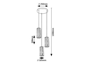 Rabalux Veness Visilice 72255 - Слика 6