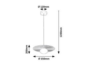 Rabalux Glowbells Visilice 72461 - Слика 2