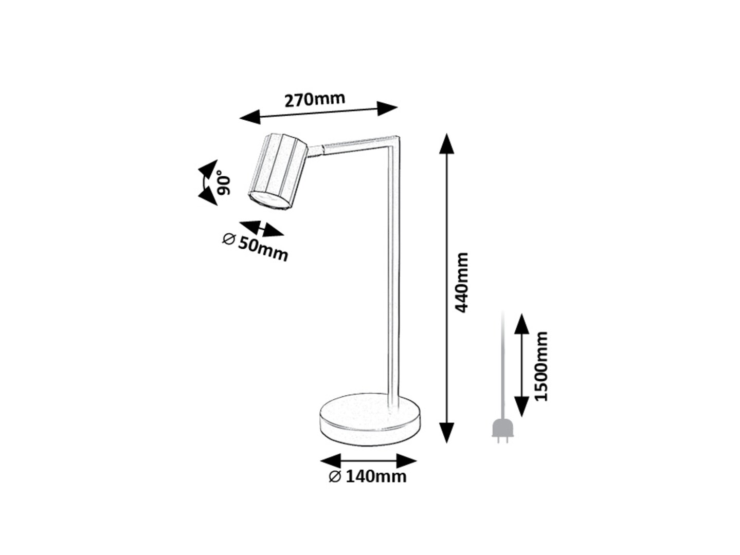 Rabalux Karter Stone lampe 73029 - Слика 5