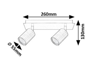 Rabalux Gerhard Spot rasveta 73072 - Слика 6