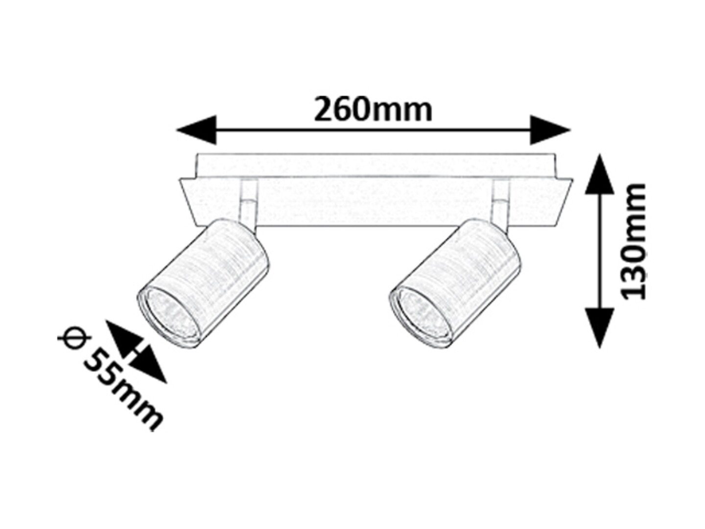 Rabalux Gerhard Spot rasveta 73072 - Слика 6