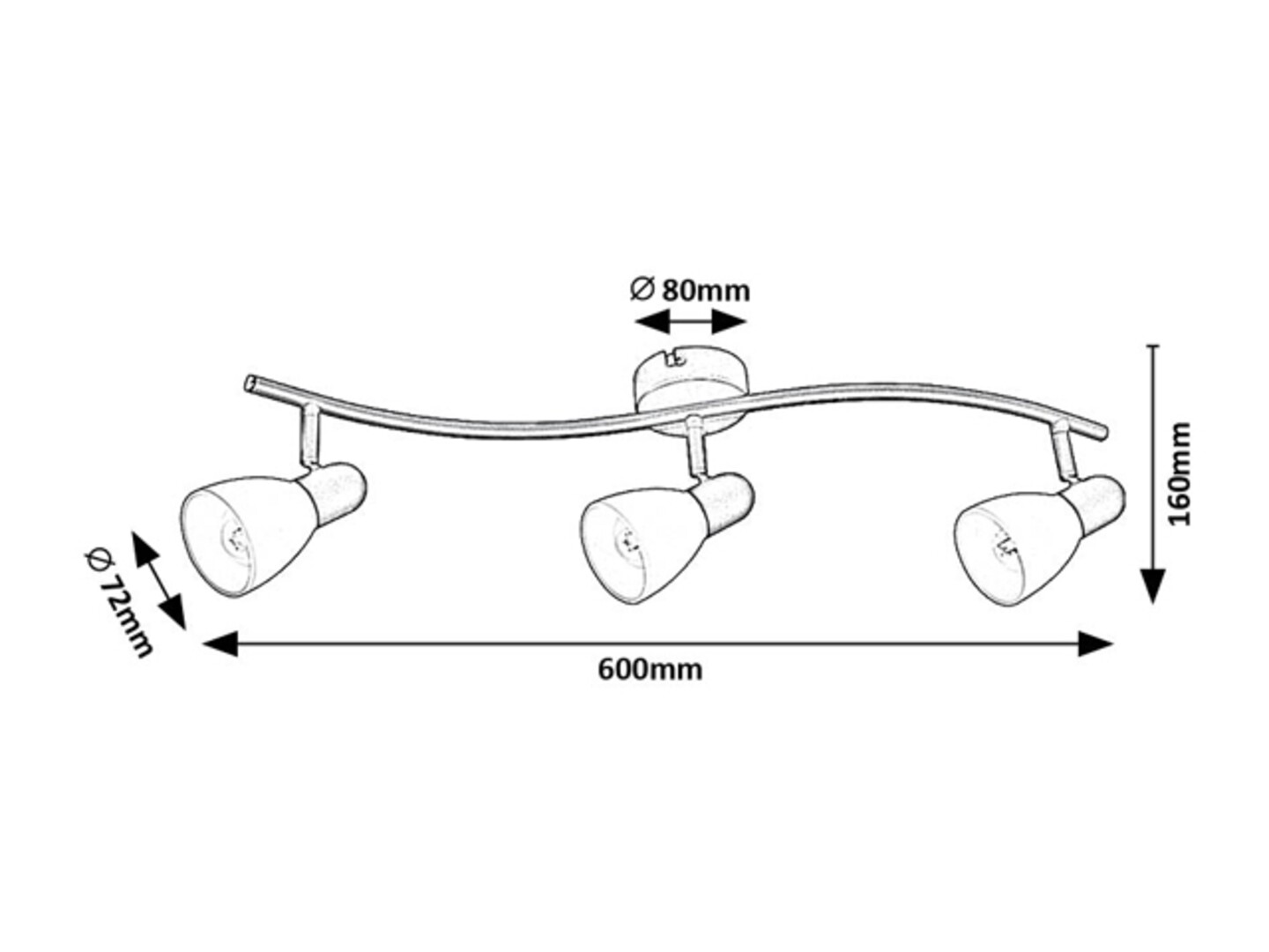 Rabalux Soma Spot rasveta 73093 - Слика 5