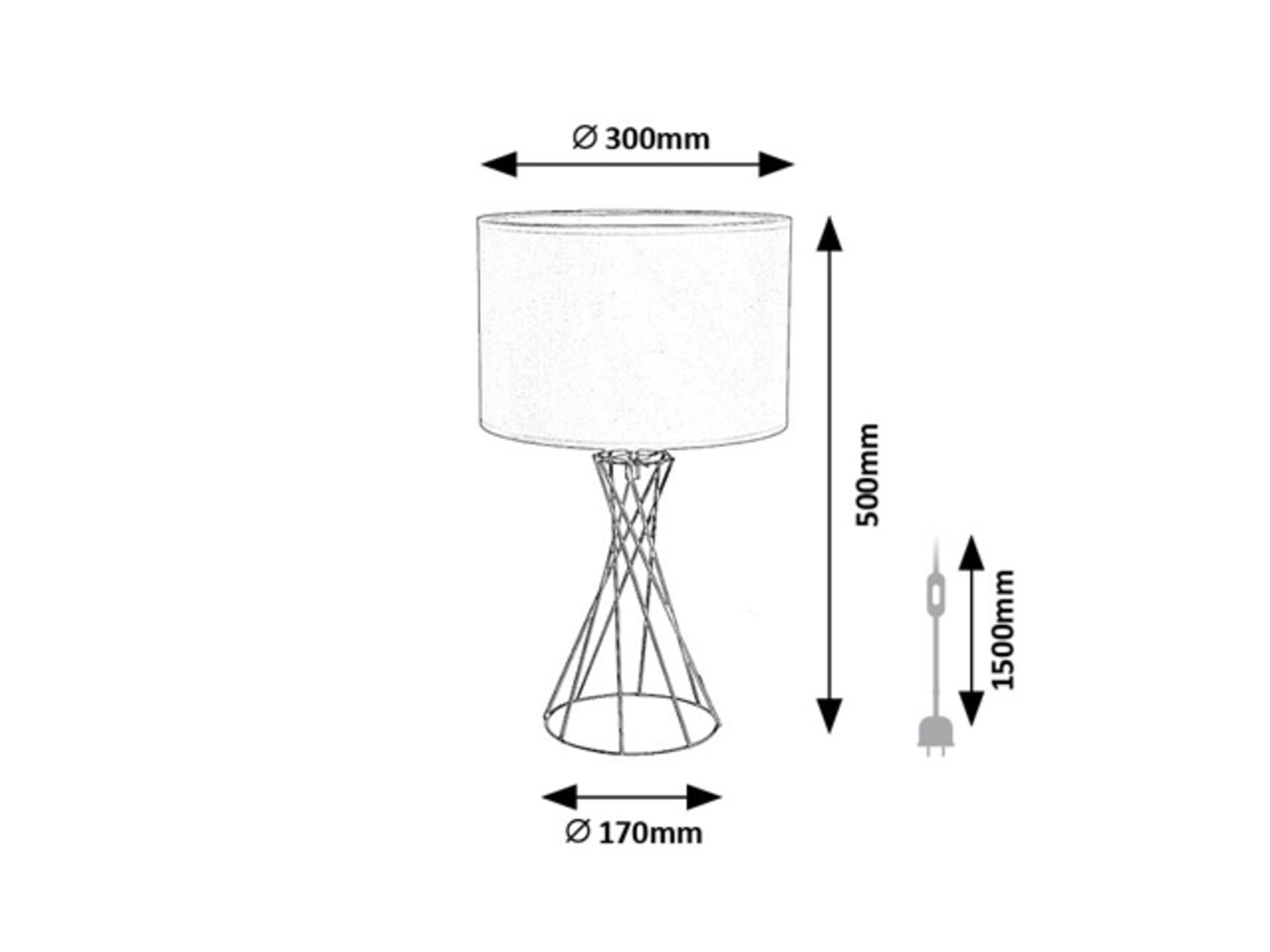 Rabalux Nivra Stone lampe 74081 - Слика 6