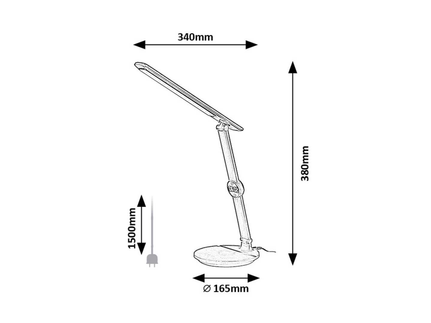 Rabalux Isak Stone lampe 74198 - Слика 12