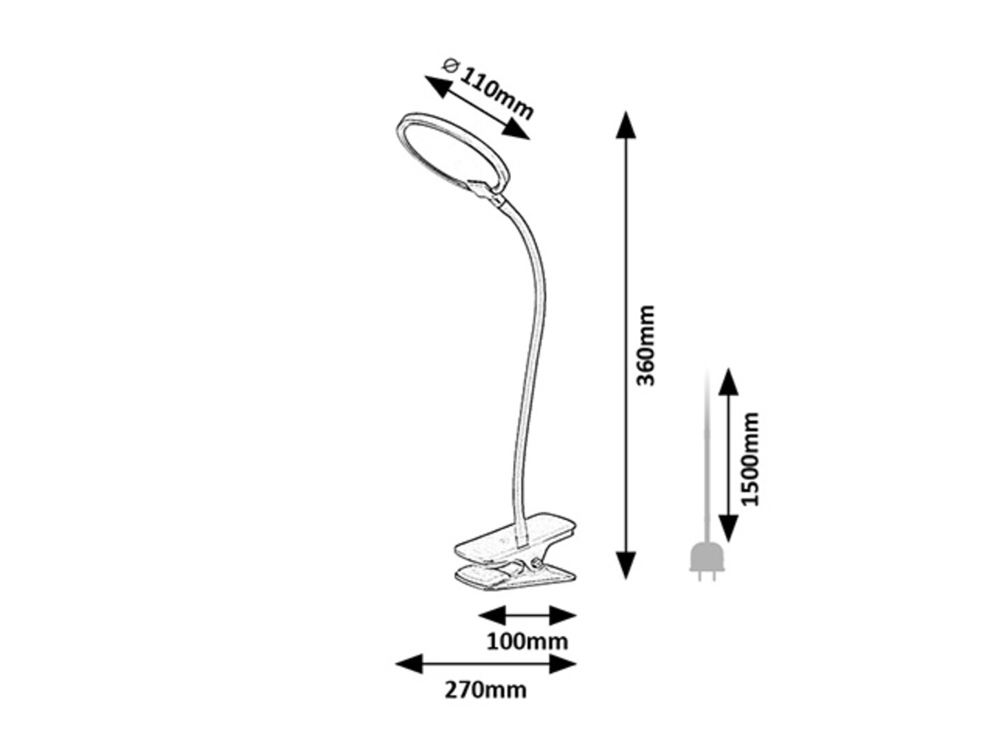 Rabalux Marcin Stone lampe 74199 - Слика 9