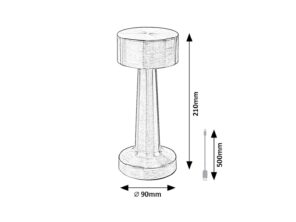 Rabalux Senan Stone lampe 74208 - Слика 8