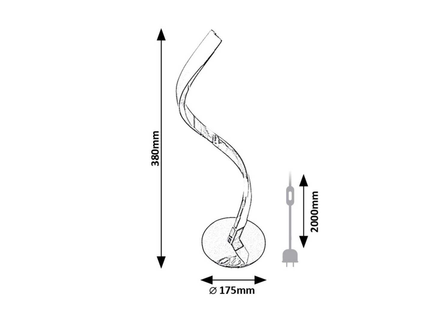 Rabalux Azula Stone lampe 74211 - Слика 6