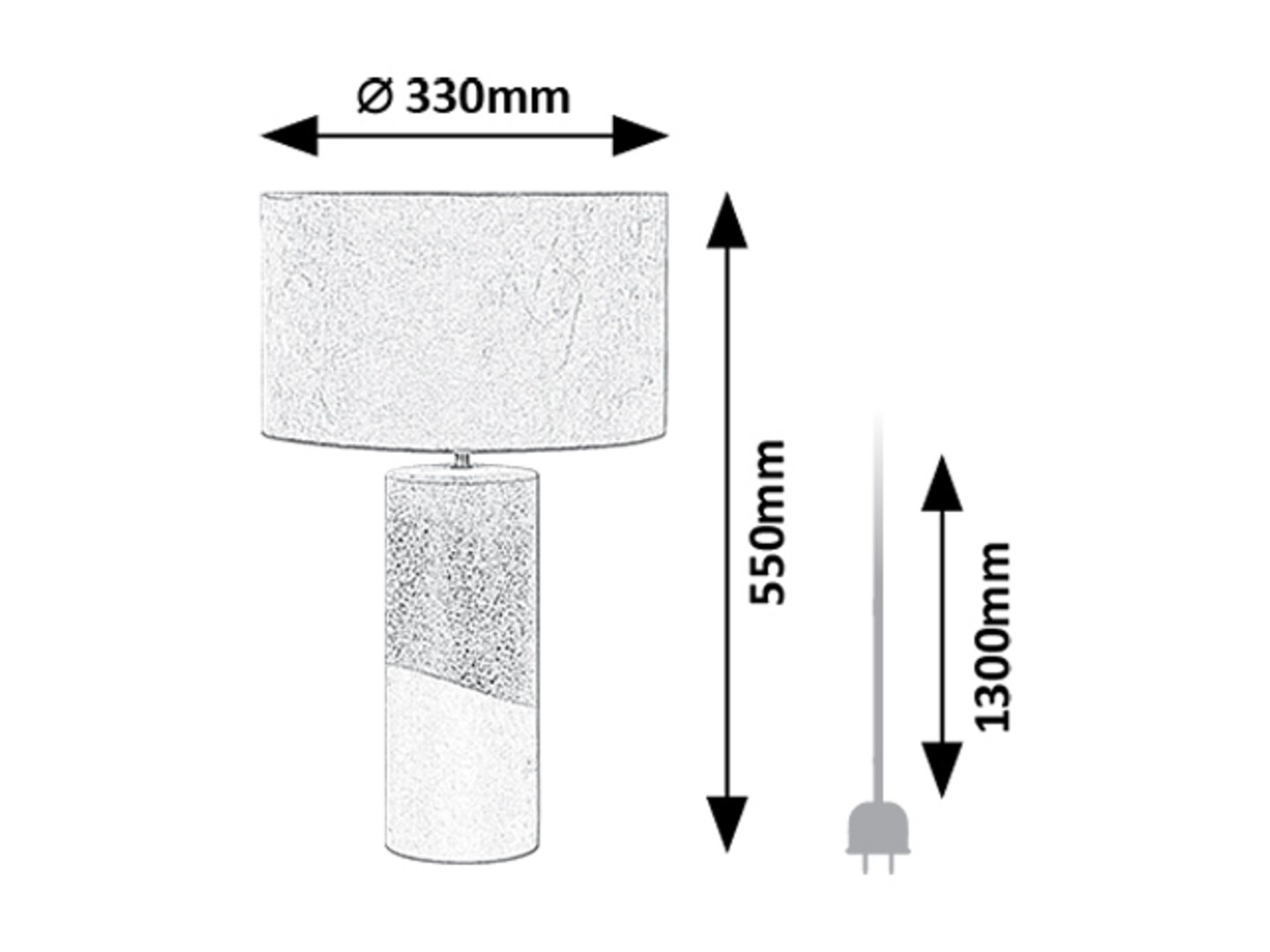 Rabalux Yelda Stone lampe 74219 - Слика 7