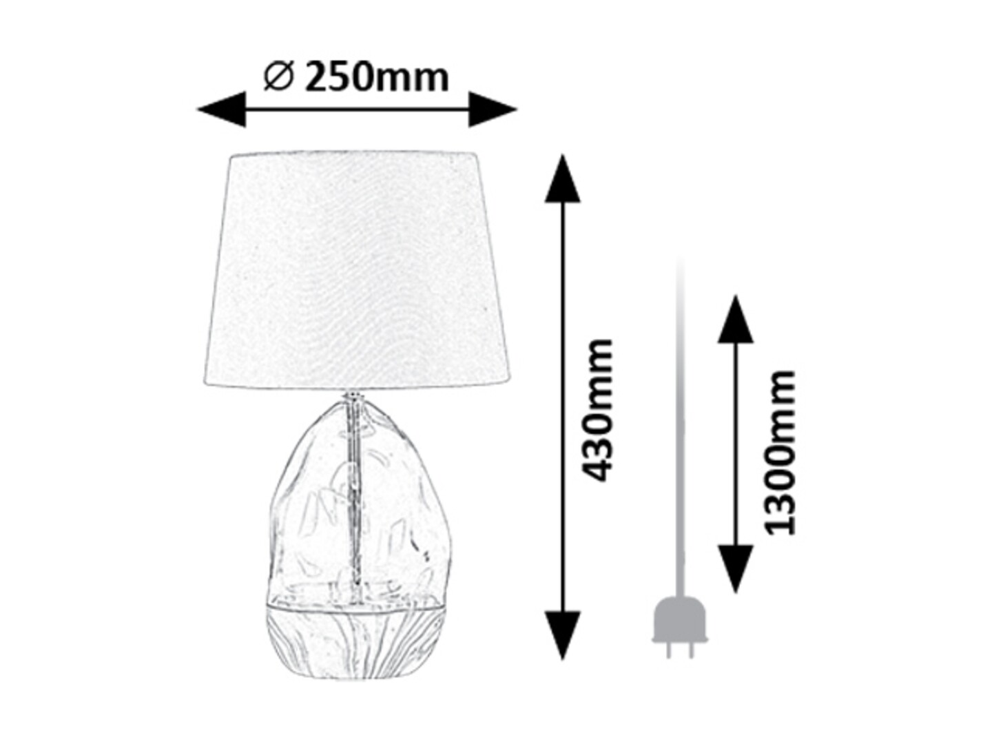 Rabalux Apolonia Stone lampe 74227 - Слика 5
