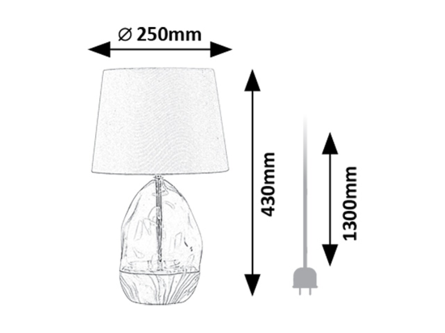 Rabalux Apolonia Stone lampe 74228 - Слика 5