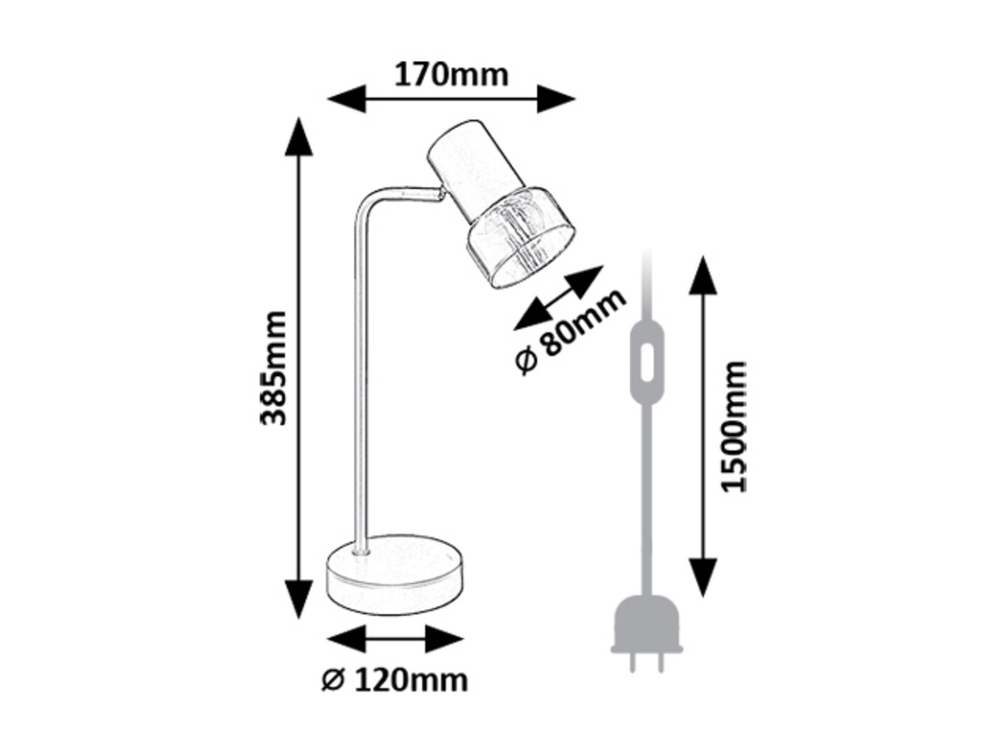 Rabalux Hatice Stone lampe 74278 - Слика 7