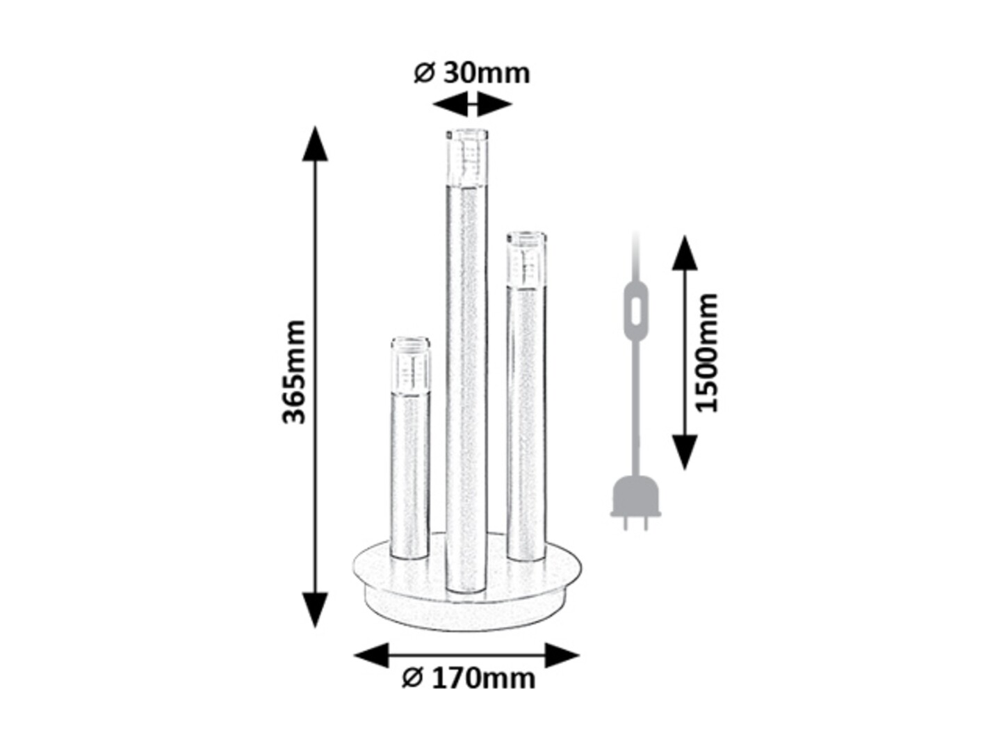 Rabalux Ramira Stone lampe 74365 - Слика 6