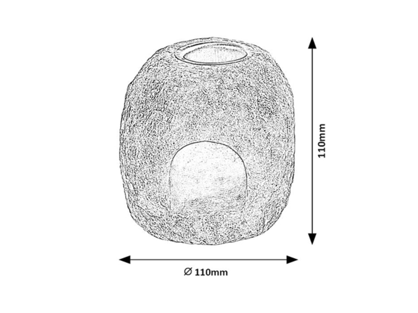 Rabalux Saltor Stone lampe 76024 - Слика 4