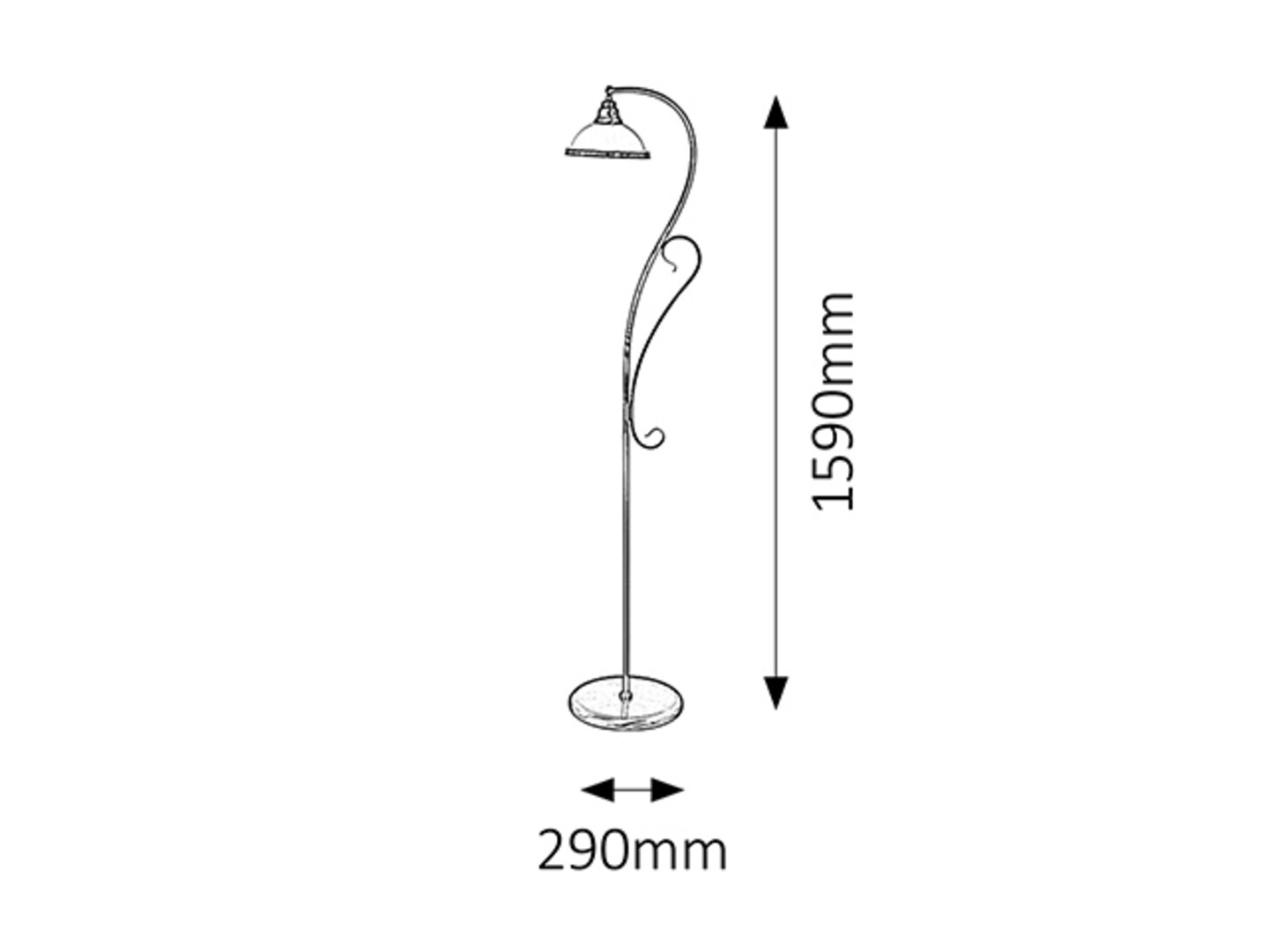 Rabalux Elisett Podne lampe 2758 - Слика 2