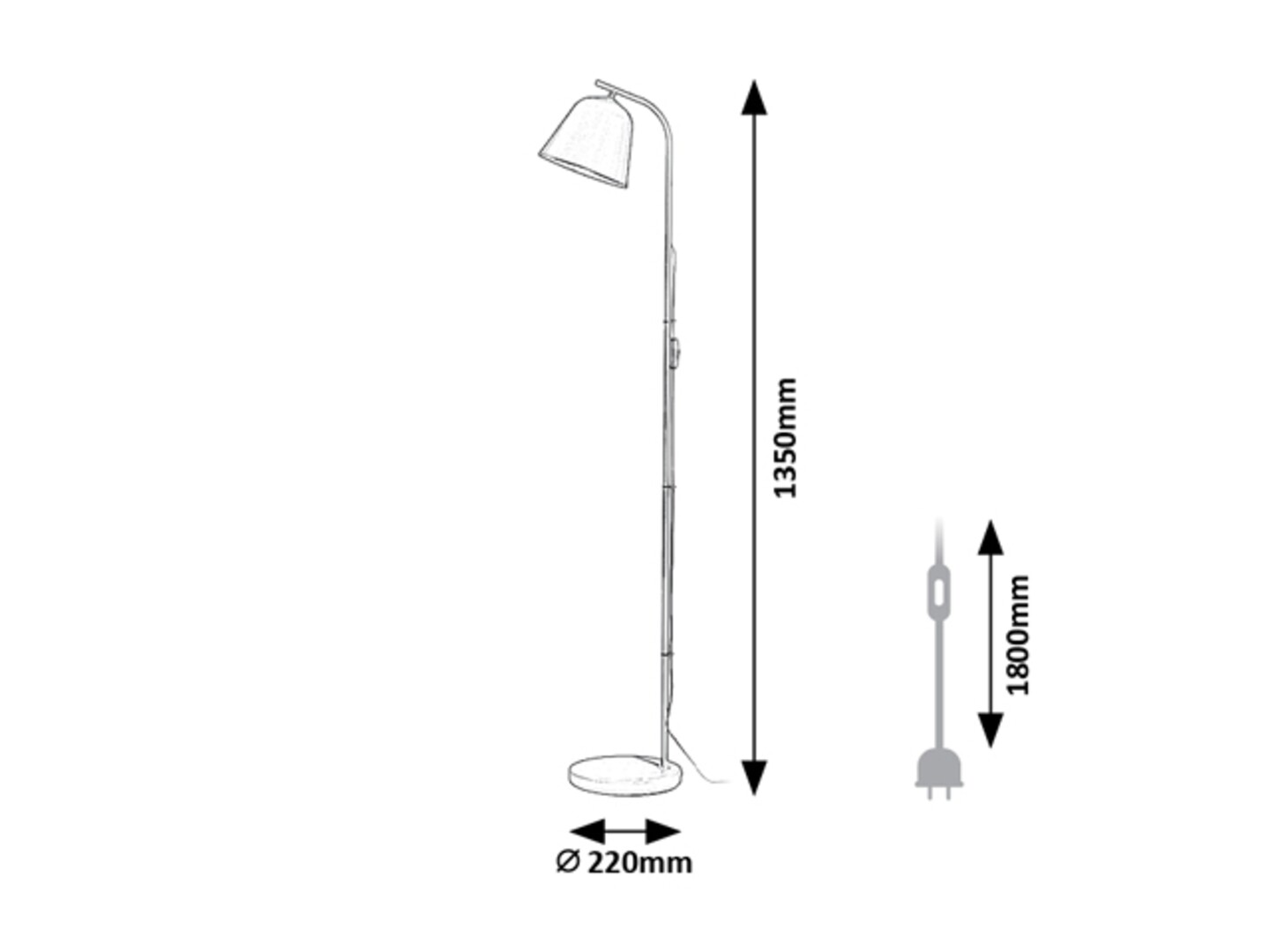 Rabalux Malia Podne lampe 3096 - Слика 3