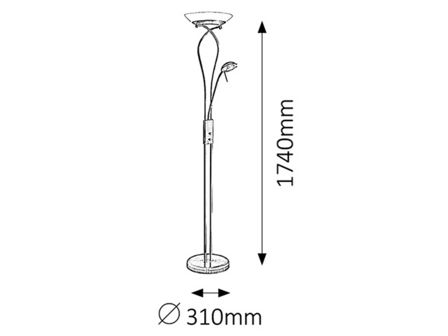 Rabalux Gamma Podne lampe 4078 - Слика 3