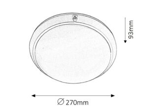 Rabalux Lentil Spoljna plafonska rasveta 5810 - Слика 2