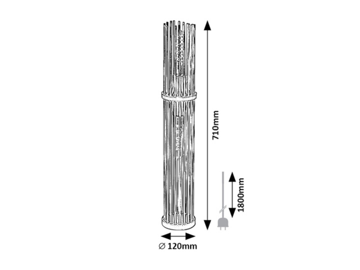 Rabalux Roxas Podne lampe 74022 - Слика 7