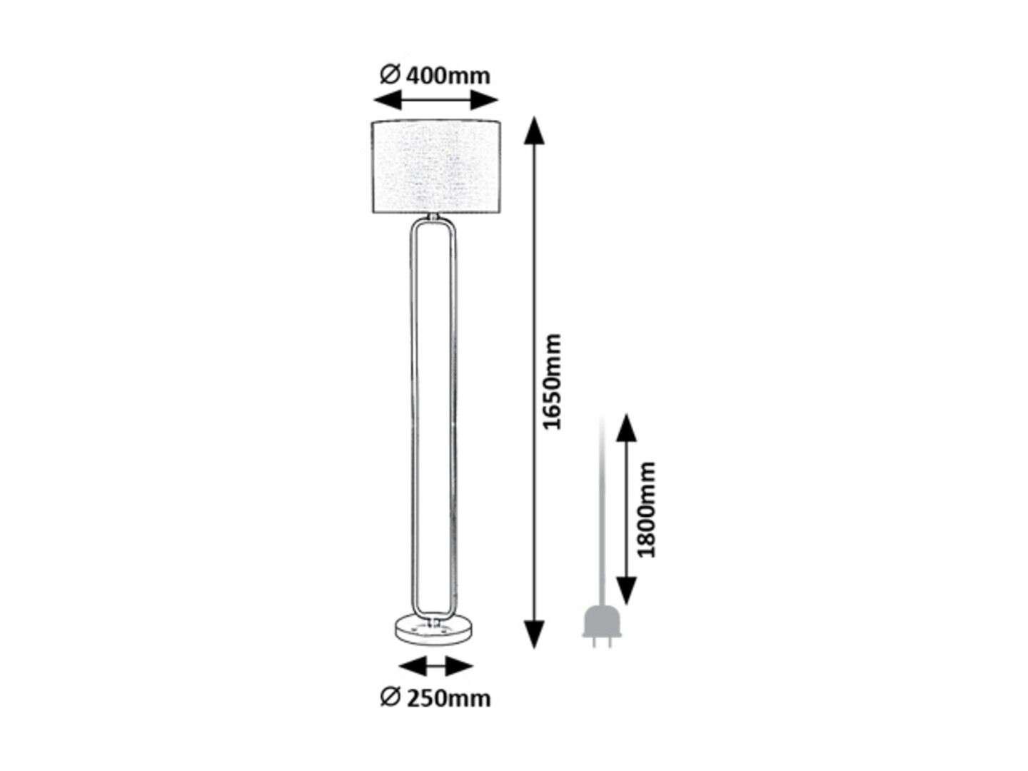 Rabalux Domiro Podne lampe 74043 - Слика 14