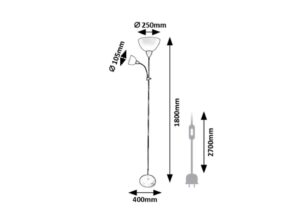 Rabalux Action Pro Podne lampe 74109 - Слика 7