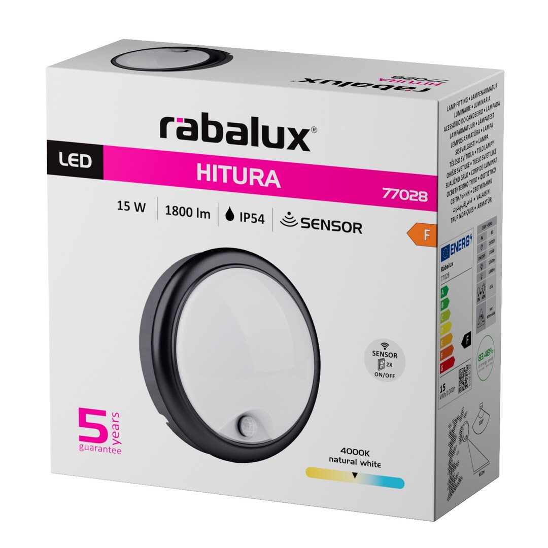 Rabalux Hitura Spoljna zidna rasveta 77028 - Слика 4
