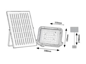 Rabalux Melk Solarna rasveta 77141 - Слика 8