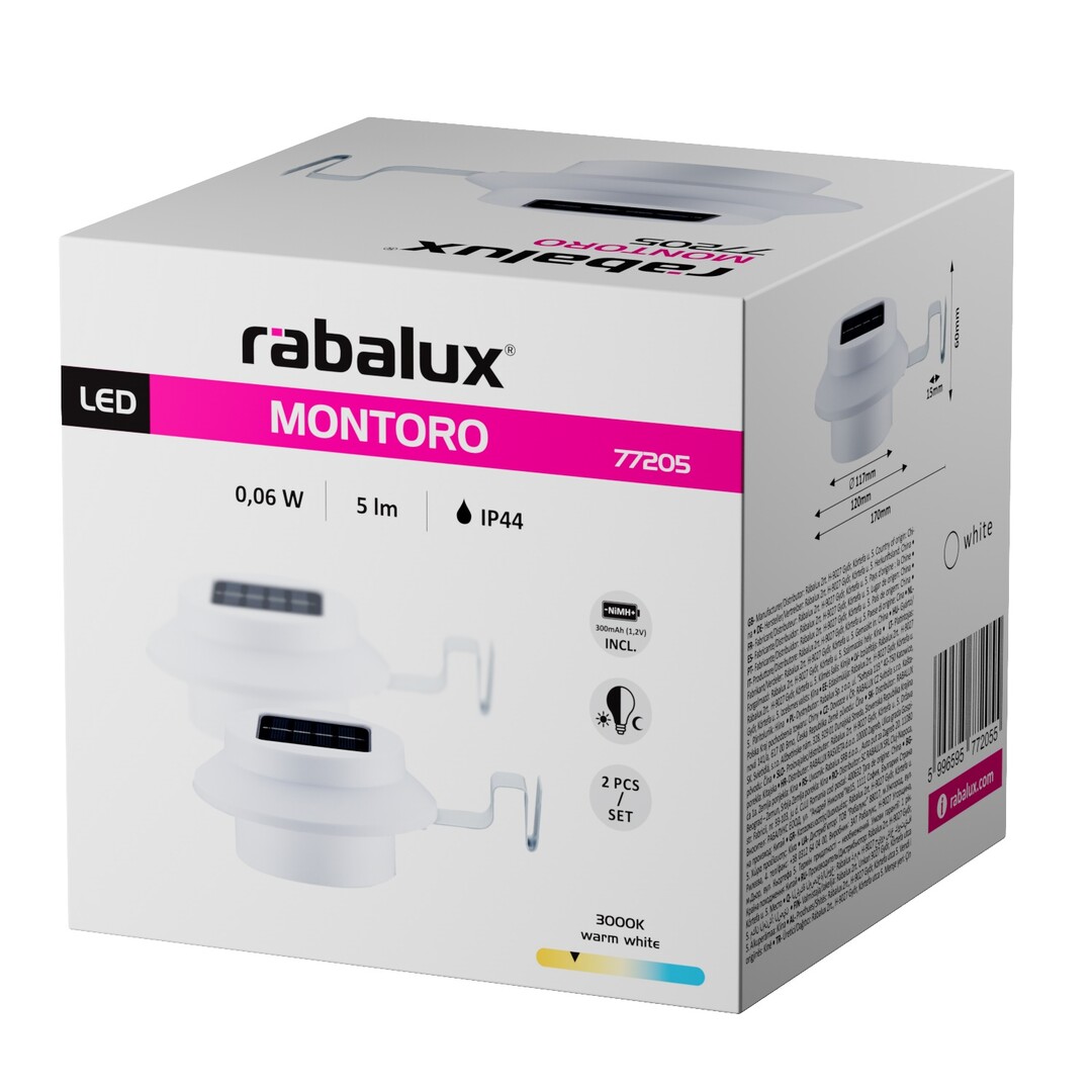 Rabalux Montoro Solarna rasveta 77205 - Слика 6