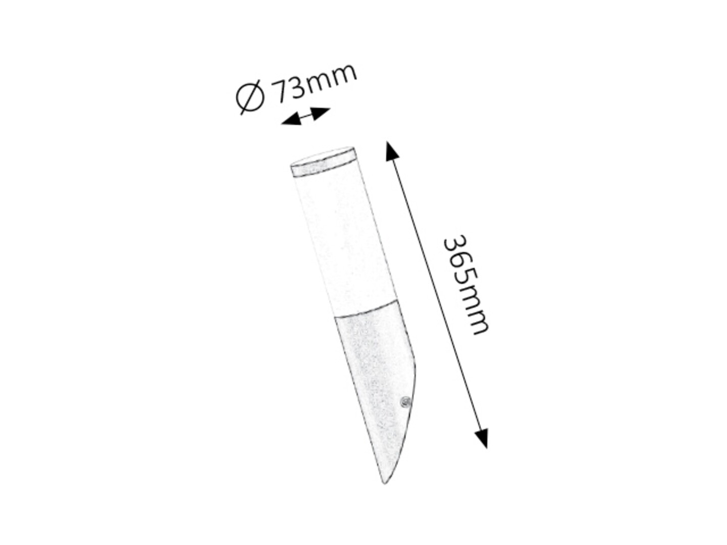 Rabalux Black torch Spoljna zidna rasveta 8145 - Слика 3