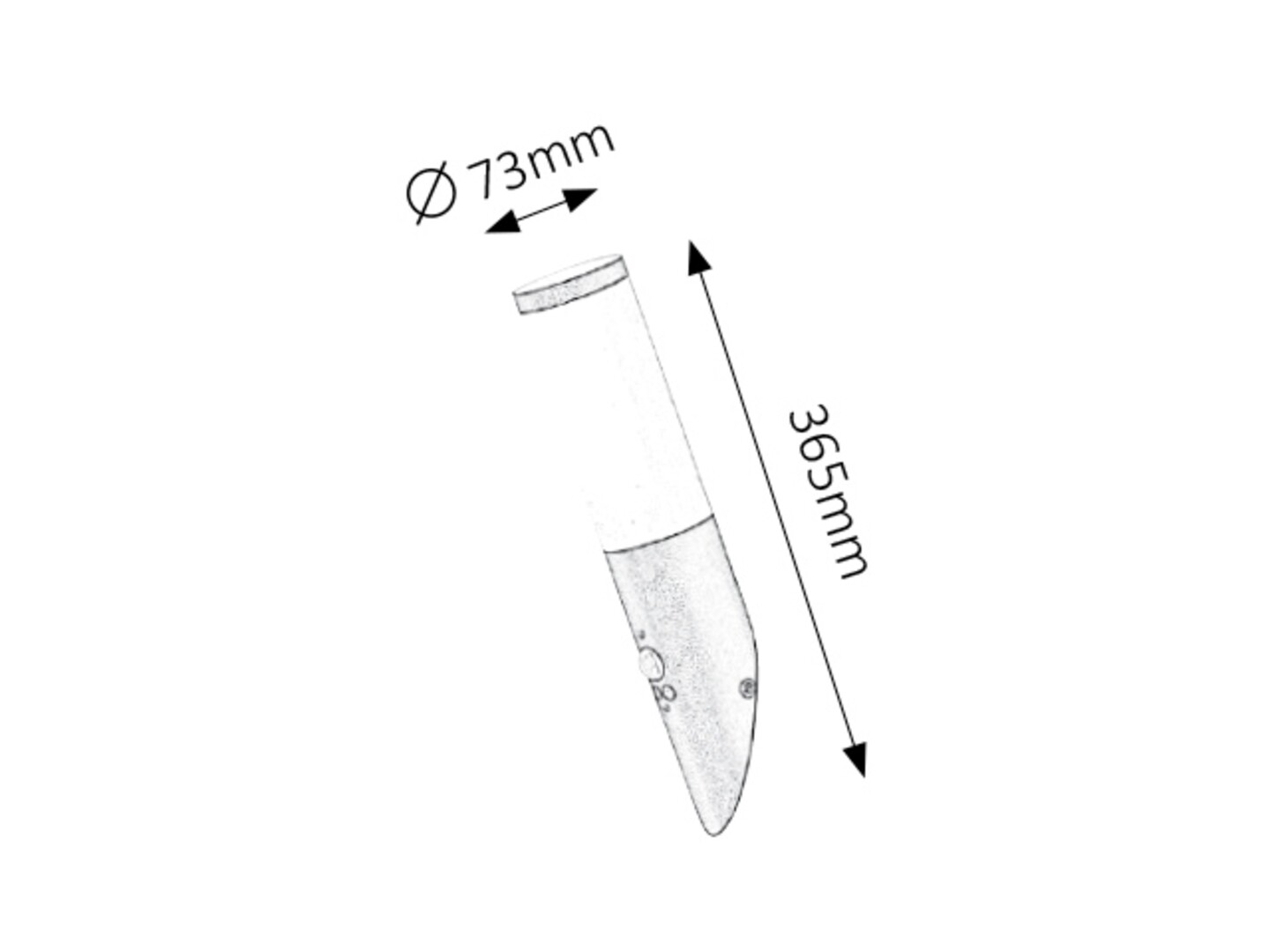 Rabalux Black torch Spoljna zidna rasveta 8146 - Слика 4