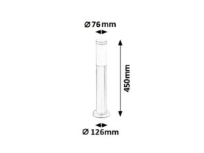 Rabalux Inox torch Spoljna podna rasveta 8263 - Слика 2
