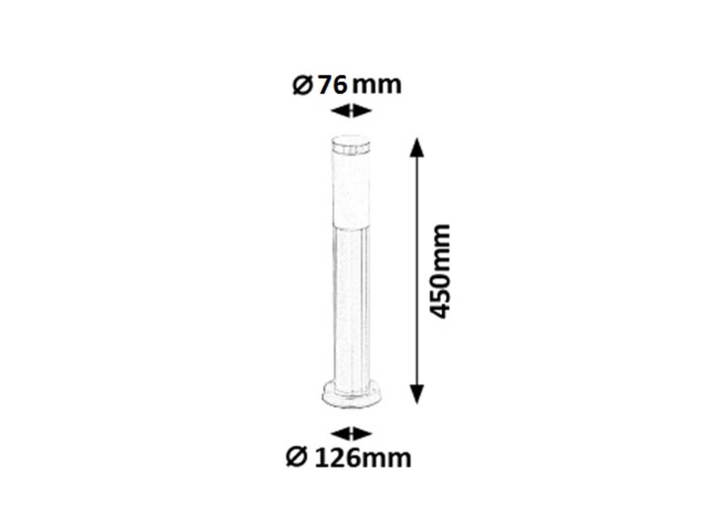 Rabalux Inox torch Spoljna podna rasveta 8263 - Слика 2