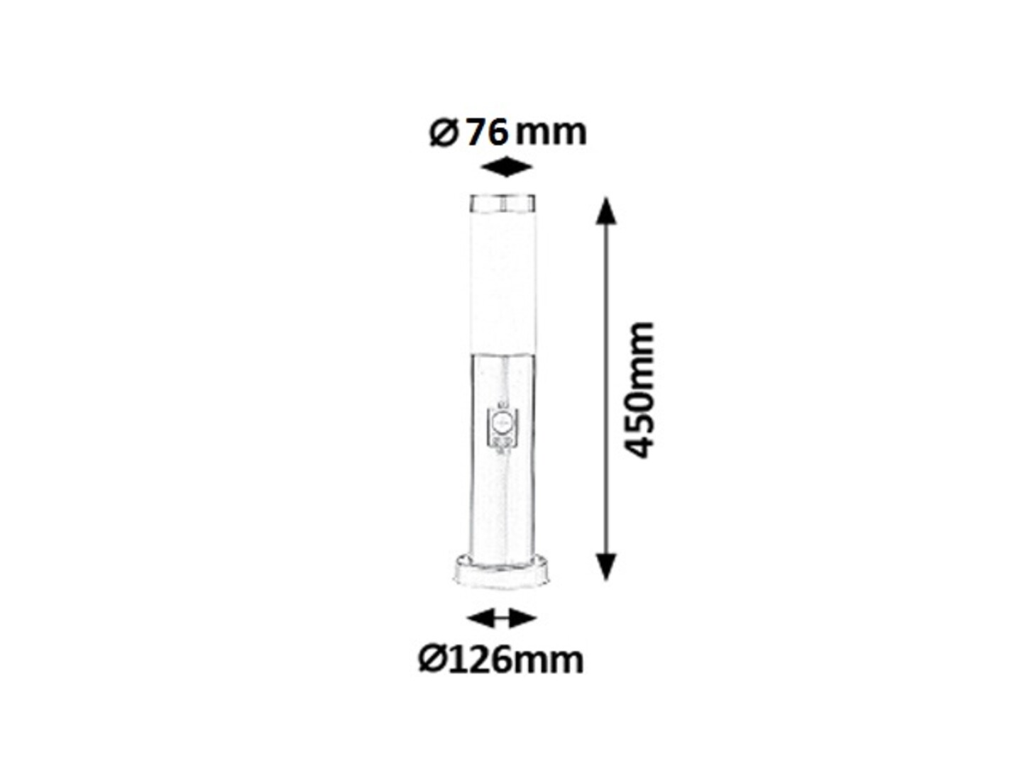 Rabalux Inox torch Spoljna podna rasveta 8267 - Слика 6