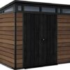 Keter Baštenska kućica deco pent 9x7, boja oraha, keter 059818