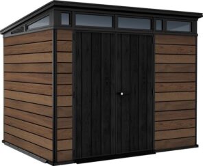 Keter Baštenska kućica deco pent 9x7, boja oraha, keter 059818