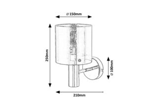 Rabalux Donati Zidne lampe 5248 - Слика 3