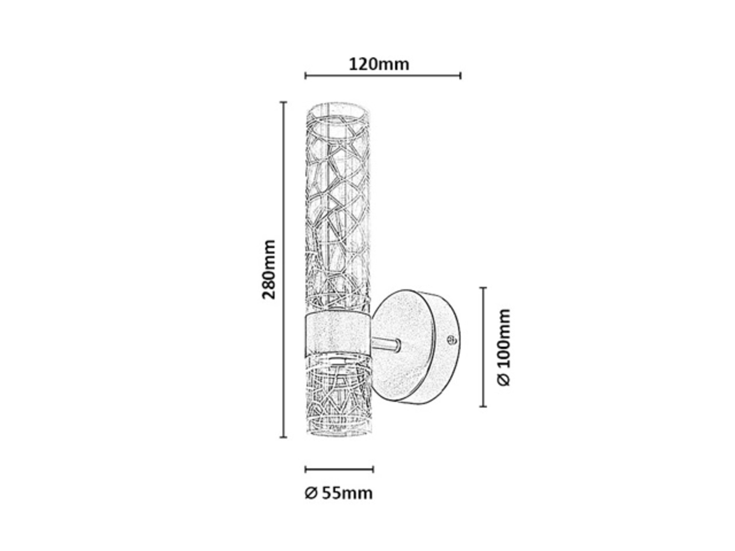 Rabalux Onixo Zidne lampe 71186 - Слика 11